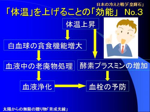 足温器で体を温め、体温を上げると腎臓への血流も増加するので、体内で出来た老廃物もどんどん浄化されます。